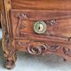 18th century provencal chest of drawers with openwork cross-borders in nyer