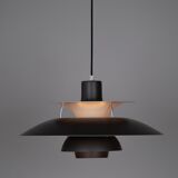 Danish vintage pendant lamp PH 5 by Poul Henningsen, Louis Poulsen, 1958