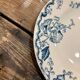 Lot of 8 plates KG Lunéville model Fontainebleau