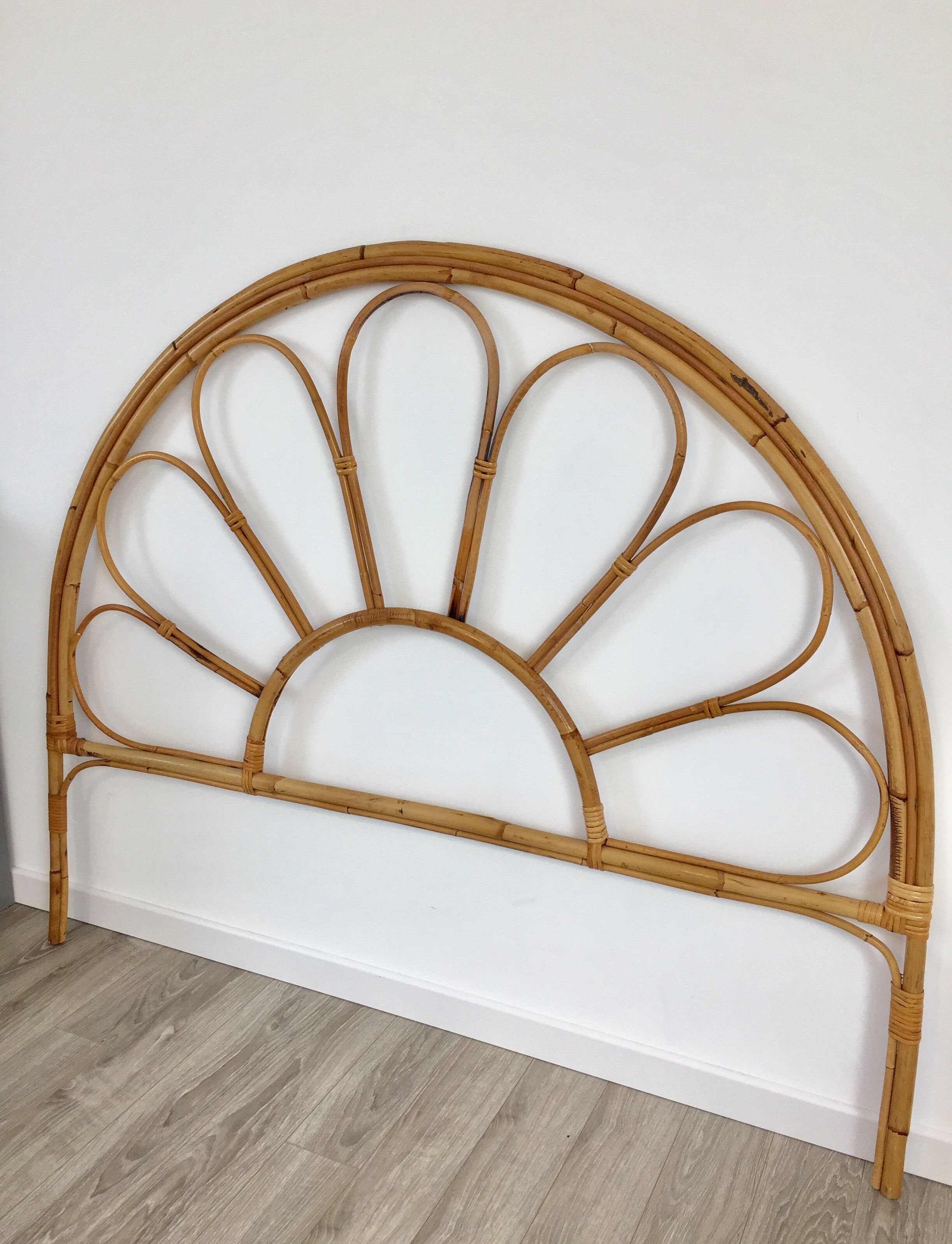 Tête de lit rotin 140cm