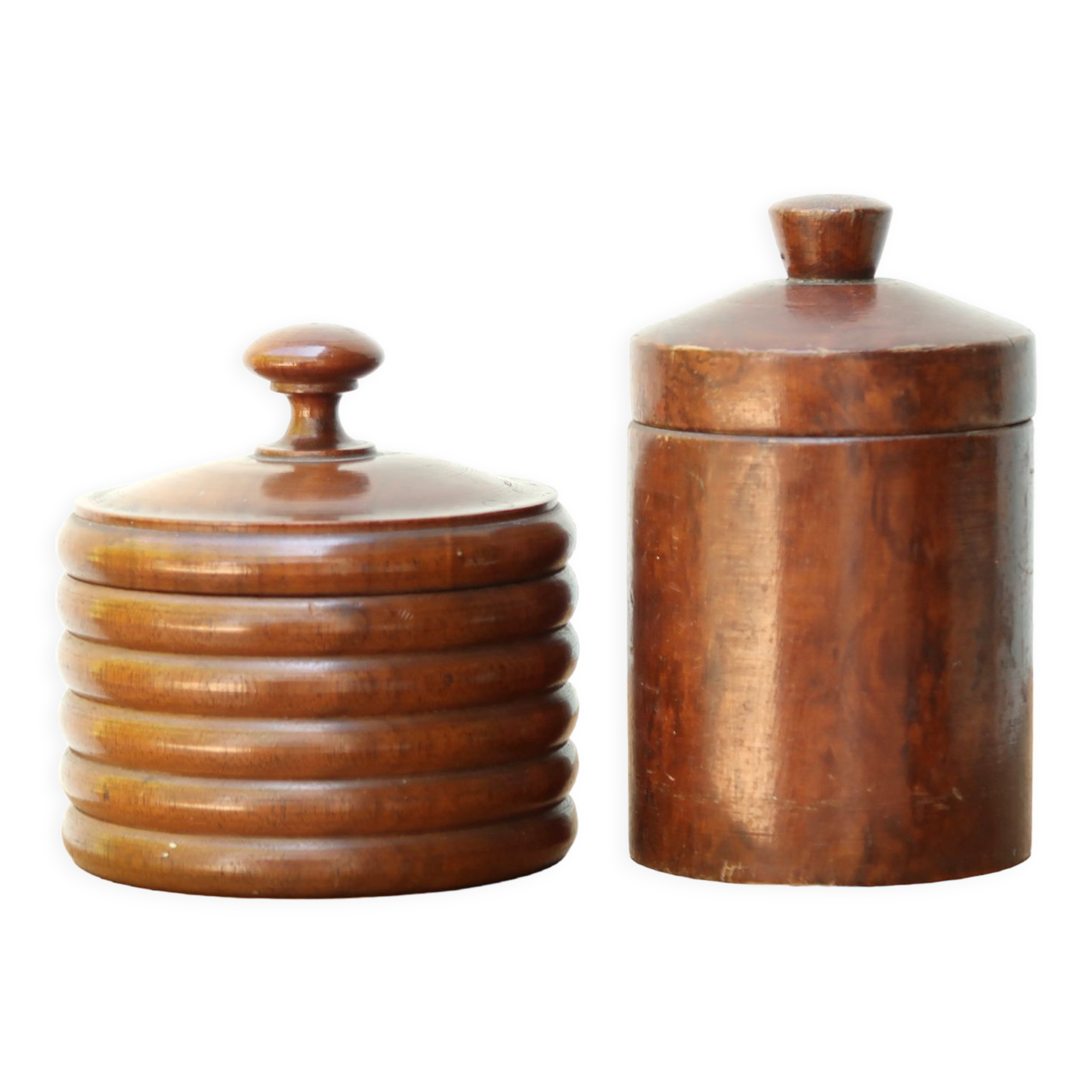 Two wooden boxes, 50s