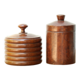 Two wooden boxes, 50s