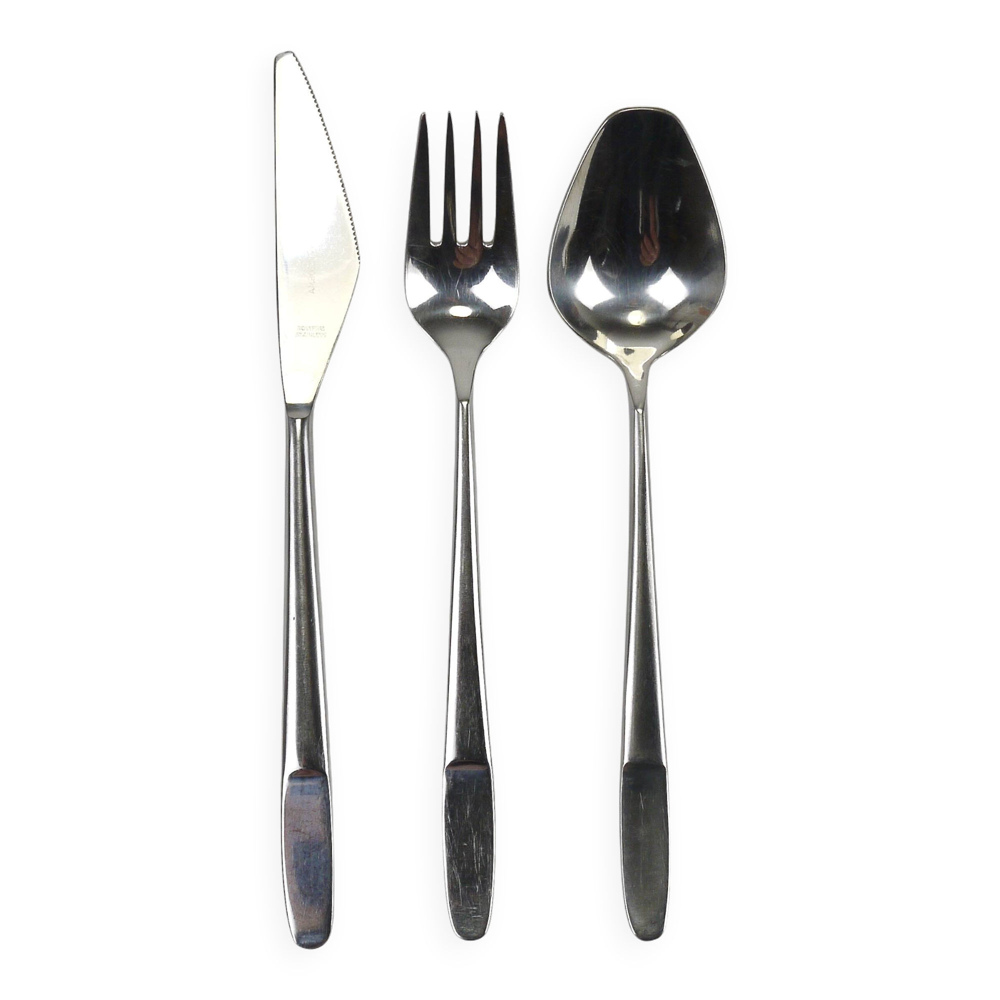 22 Sets Helmut Alder Amboss Austria 2070 Flatware Cutlery, 1960s