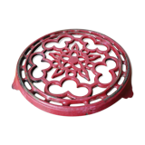 Enamelled cast iron flat