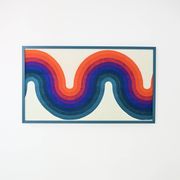 Set of 2 Fabric Panels in Verner Panton Style, 1970s