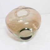 Heart glass vase 1980