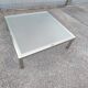 Table basse métal poli vintage 1950/1970
