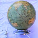 Globle around the 1930s on aluminum base