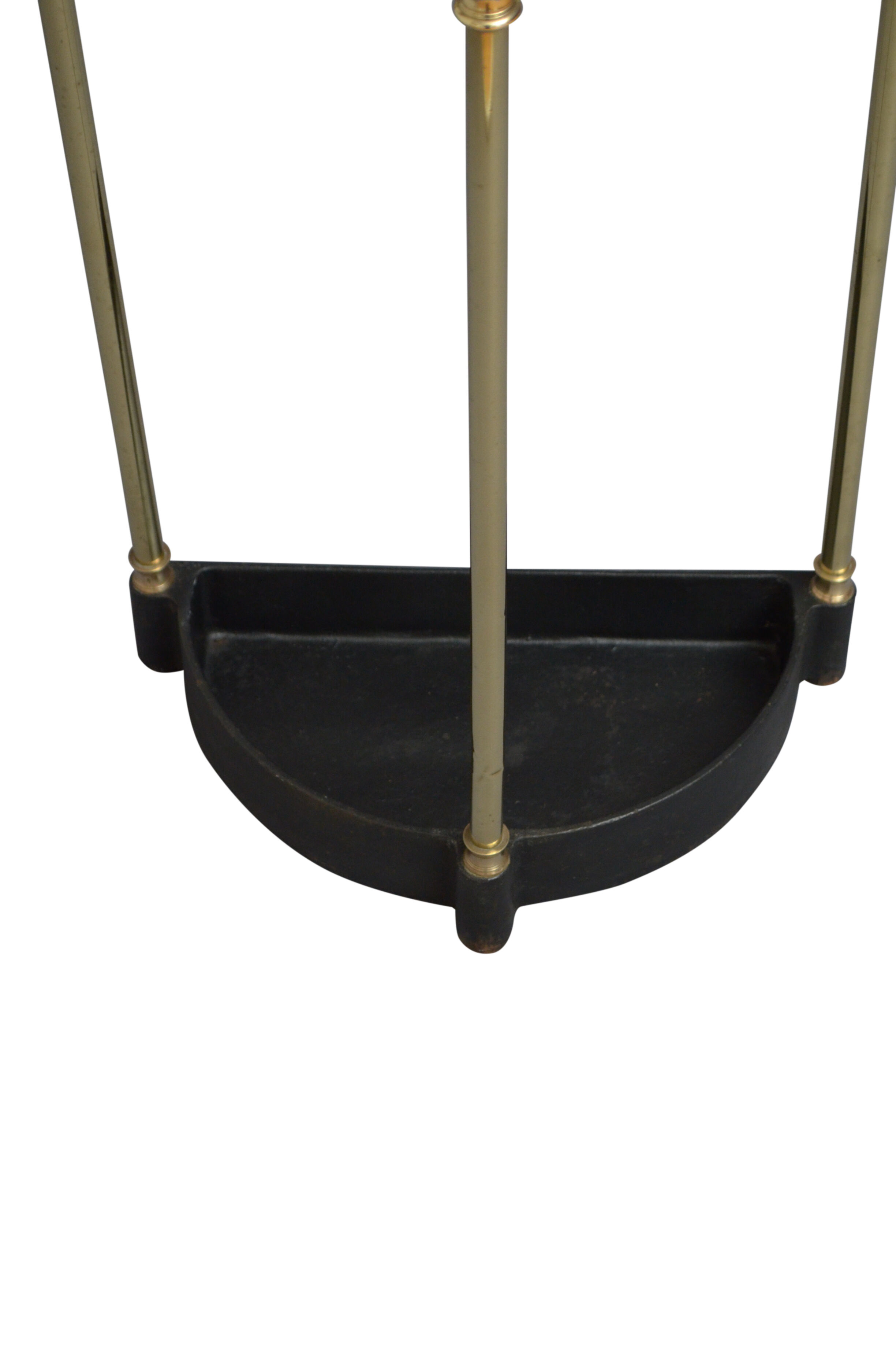 Victorian brass umbrella stand