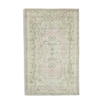 Hand-Knotted Contemporary Turkish Beige Rug 183 cm x 293 cm - 25038