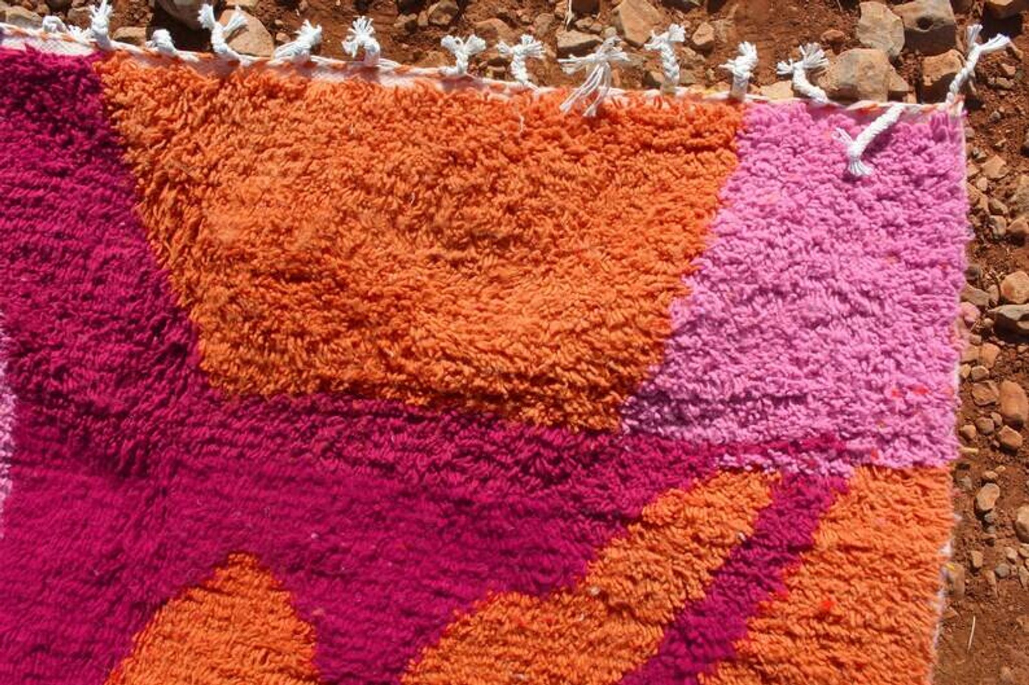 Tapis bérbere fait main traditionnelle 200cmx300cm