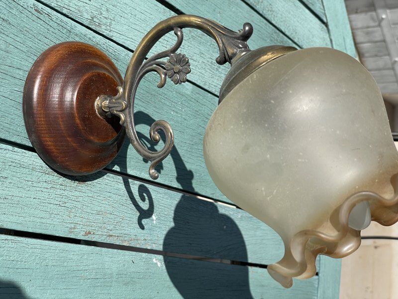 Lamp wall lamp wrought iron