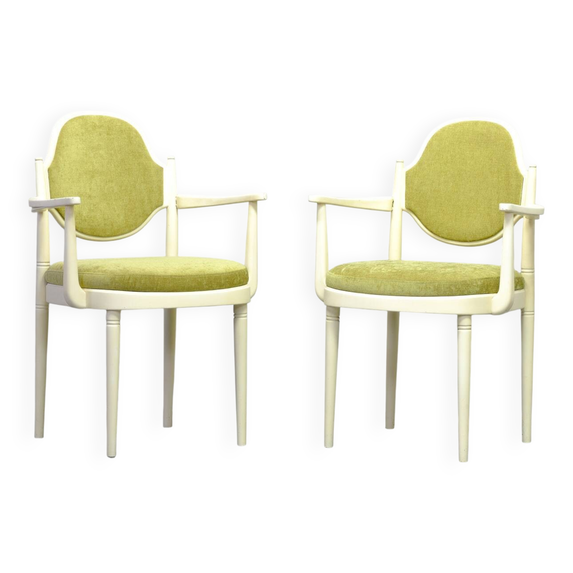 Thonet Side Chairs, Model 644 PV with Velvet Upholstery Hanno v Gustedt 60s