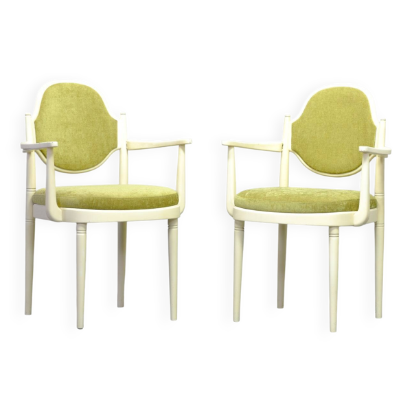 Chaises d'appoint Thonet, modèle 644 PV avec revêtement en velours Hanno v Gustedt, années 60