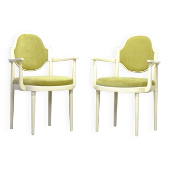 Chaises d'appoint Thonet, modèle 644 PV avec revêtement en velours Hanno v Gustedt, années 60