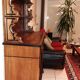 Sideboard in solid cherry wood marquetry