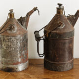 Pair of garage oil burettes