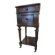 Rosewood bedside table in Louis XVI style