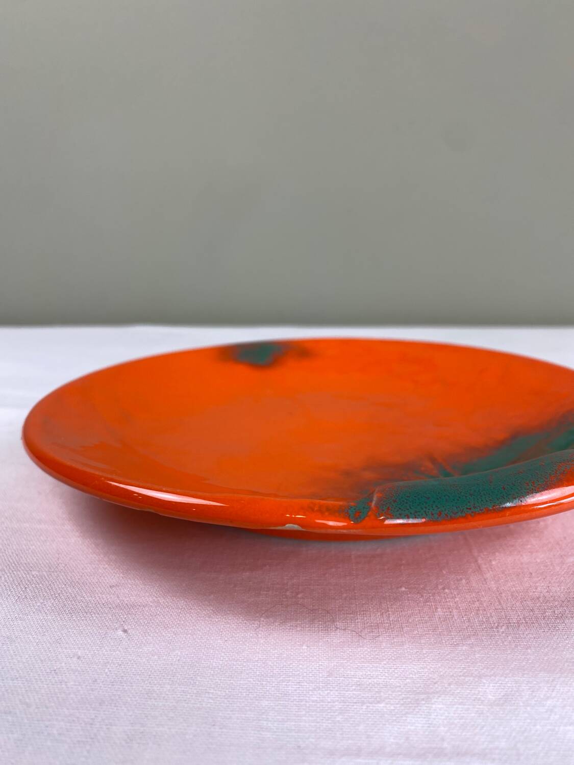 Orange plate