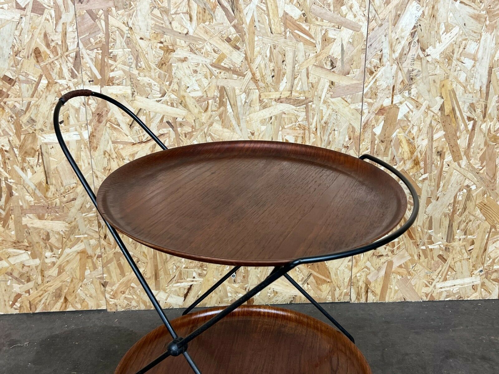 60s 70s teak serving trolley Jie Gantofta String Serving Trolley Sweden 60s