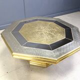 Vintage coffee table by Rodolfo Dubarry, 1970s