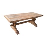 Table de ferme monastère en chêne