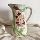 Antique pitcher in St Clément art nouveau slip