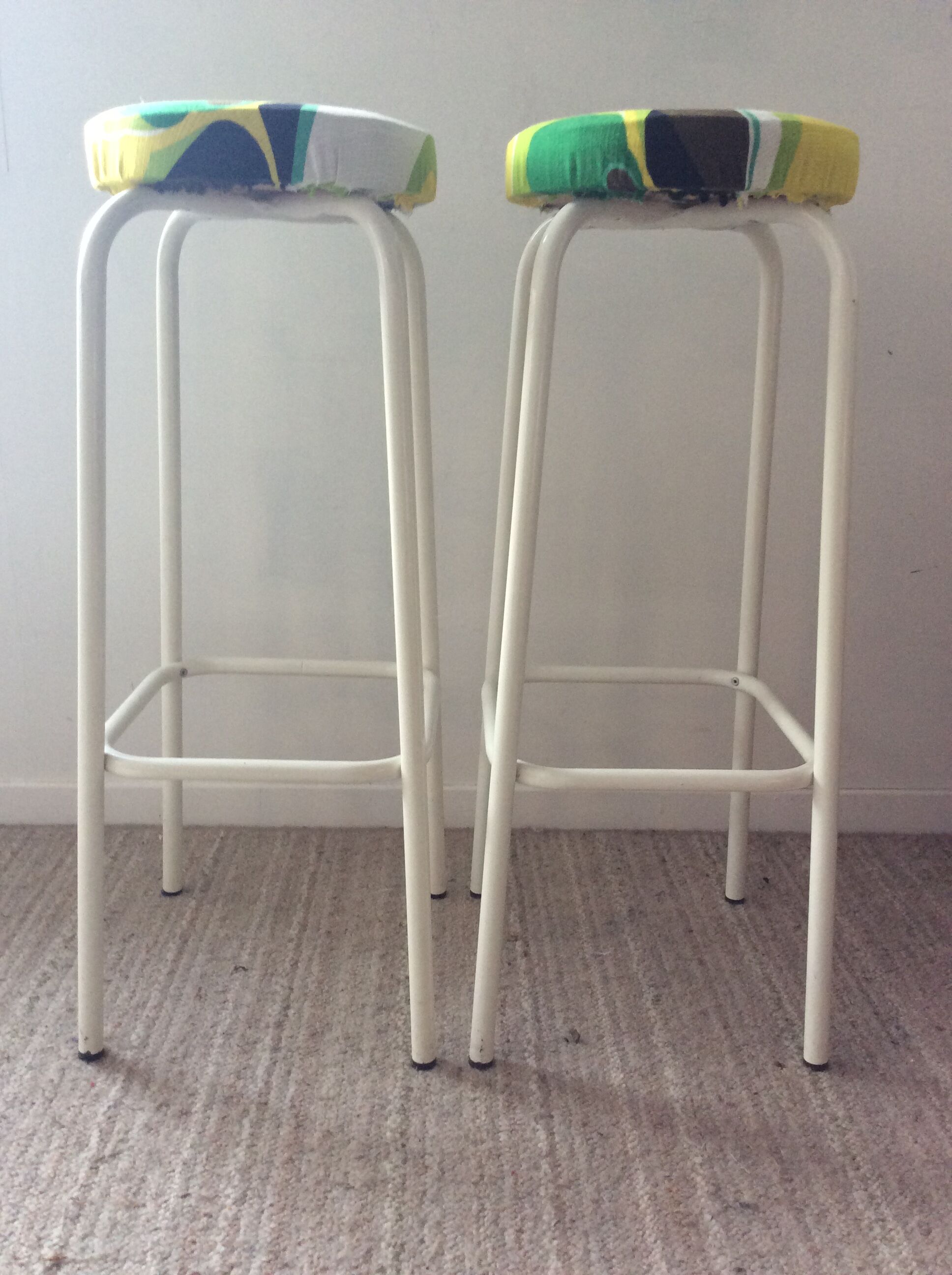 Pair of Unic design stools from the 70s
