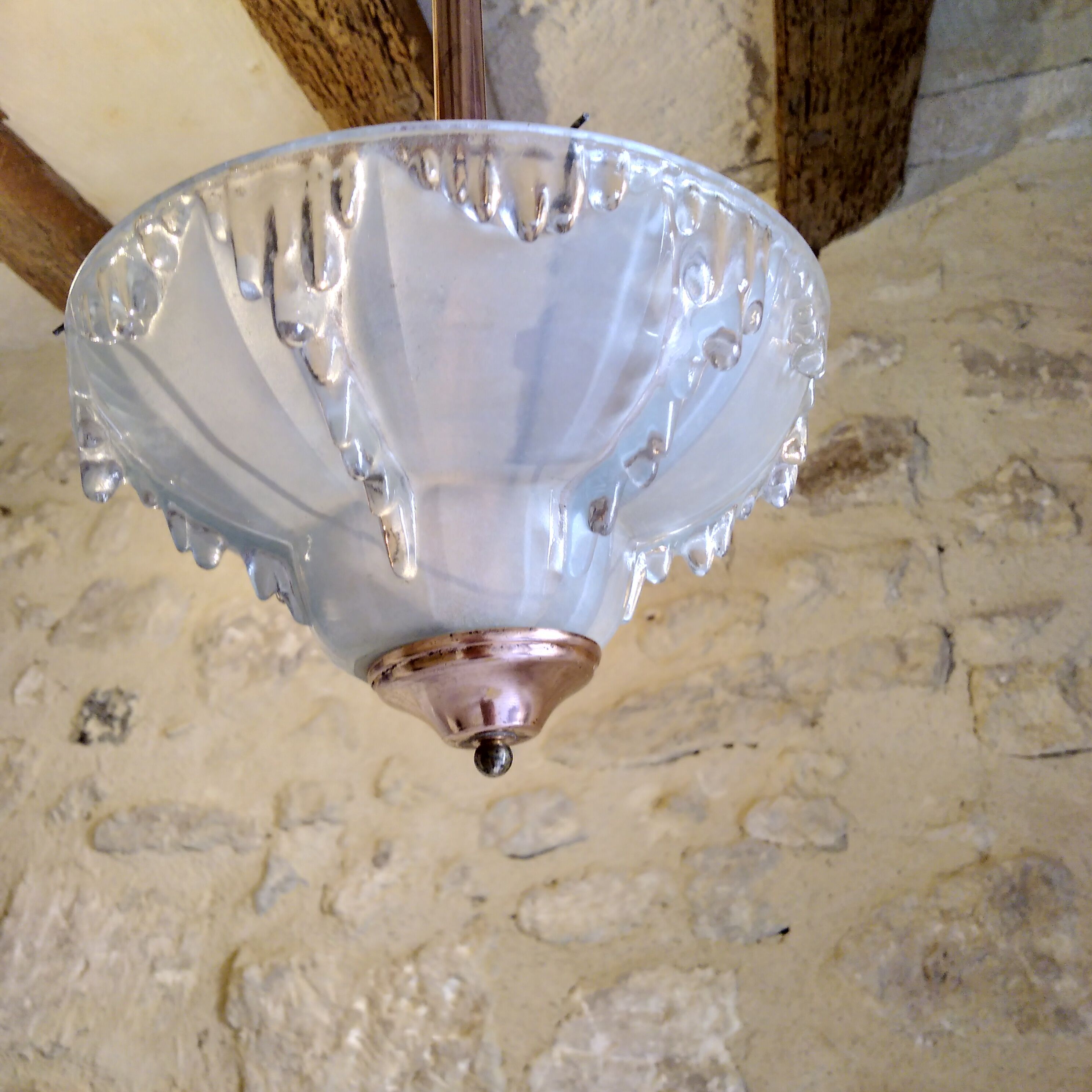 Small Ezan chandelier, art deco