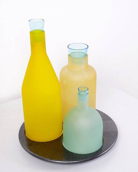 Italian Murano Glass Table Lamp 'Bacco 1-2-3' by Gido Rasati for ITRE - 1980s