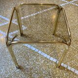 Side table smoked glass