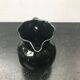 Former black ceramics pitcher vintage 70s