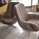 Pair of armchairs "egg" of 1973
