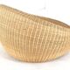 Set of 2 vintage Ikea wicker armchairs "donut"