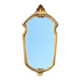 Vintage gold resin wall mirror