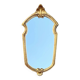 Vintage gold resin wall mirror