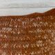 Pair of retro terracotta wool knit cushions