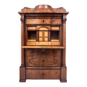 Biedermeier secretary, Western Europe, circa 1840.