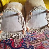 Pair of toad armchairs