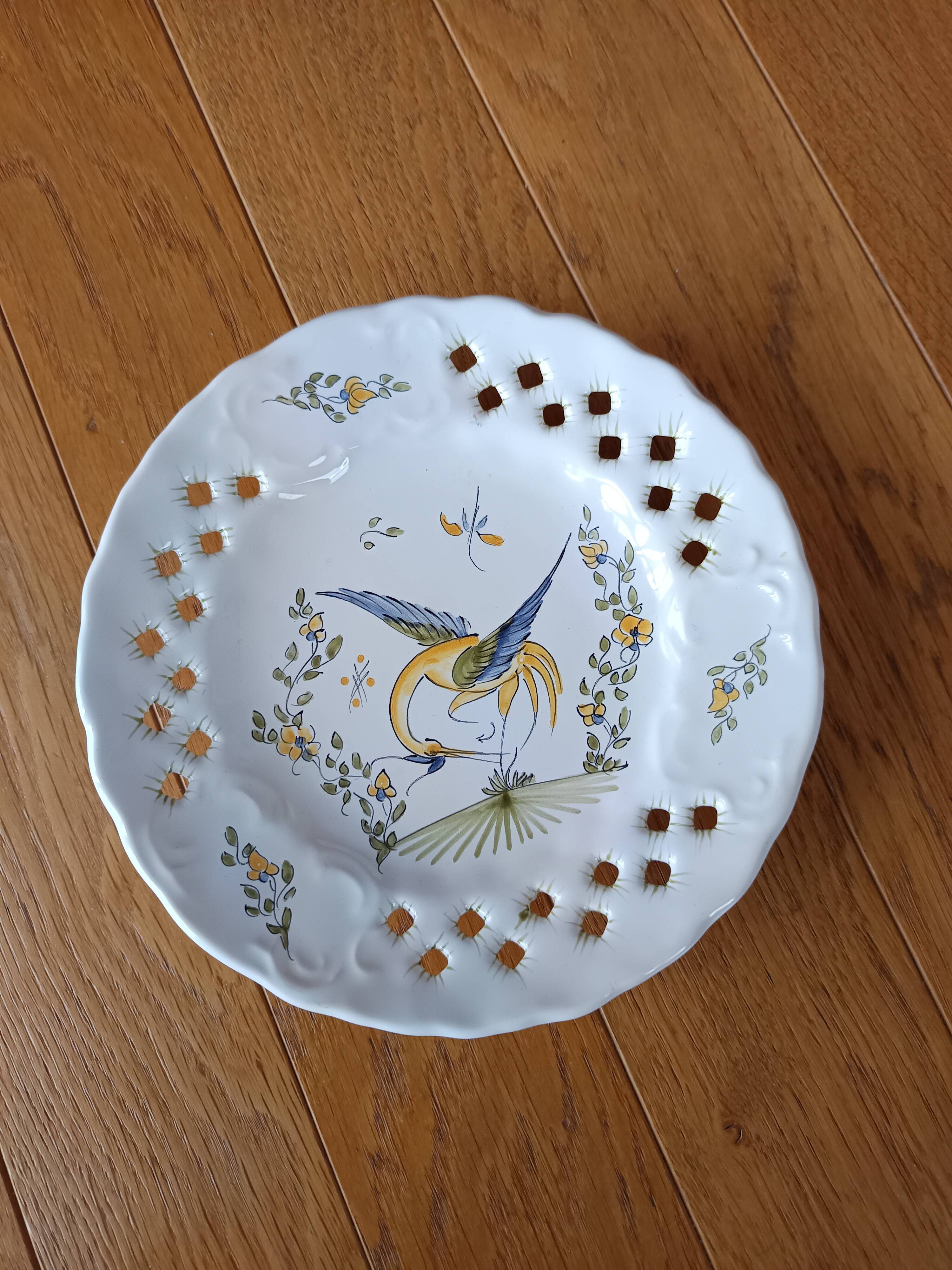 Old Moutiers plate