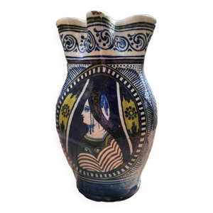 Pichet en majolique de - florence