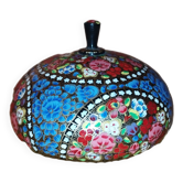 Hand painted papier mache box