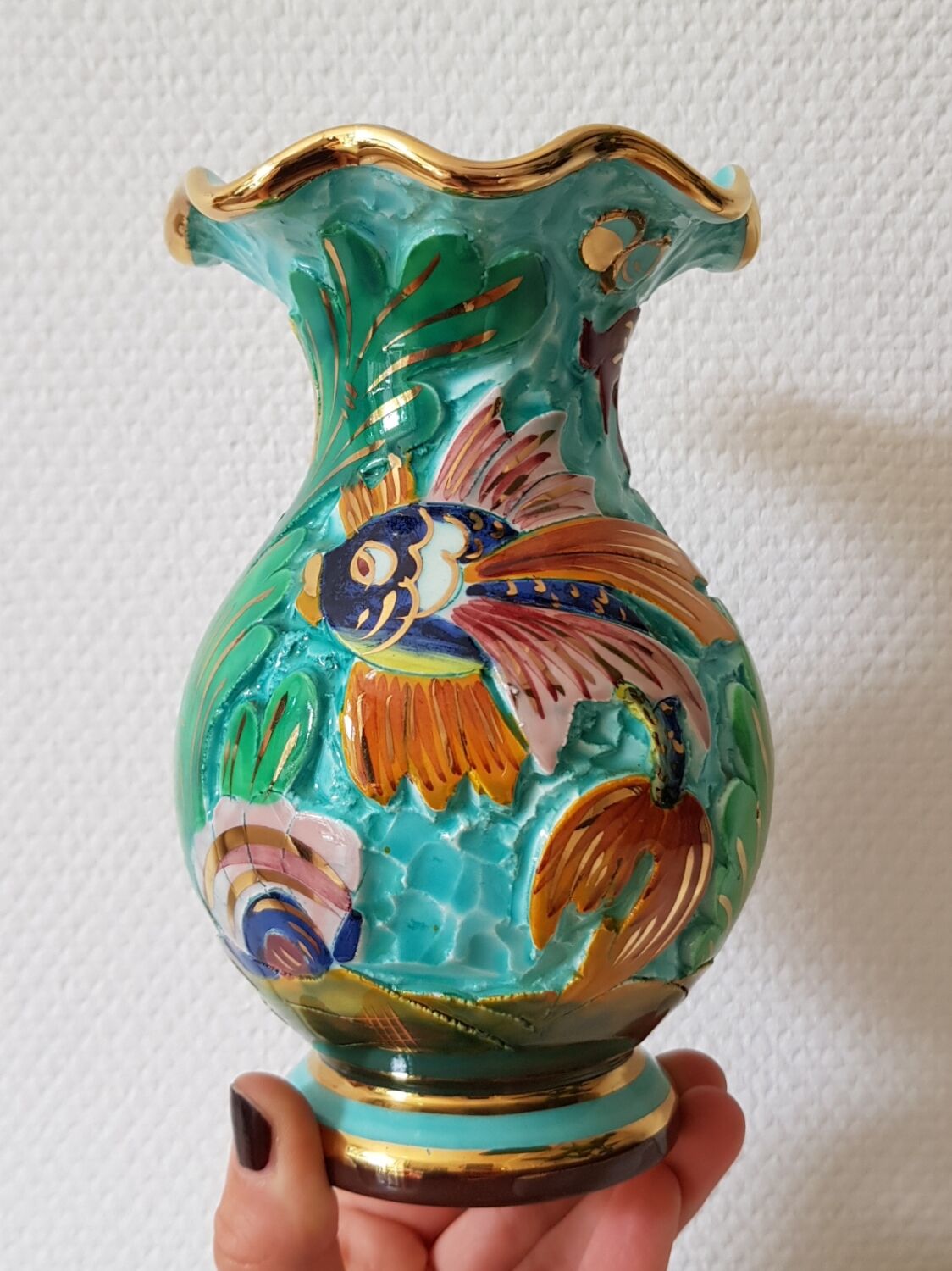 Vase céramique Monaco Cerdazur ca 1950