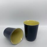 6 ceramic cups 1950