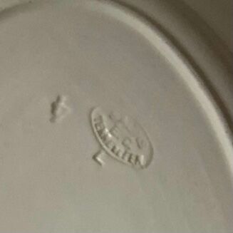 Large oval serving dish