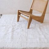 White square rug - 195 x 195 cm