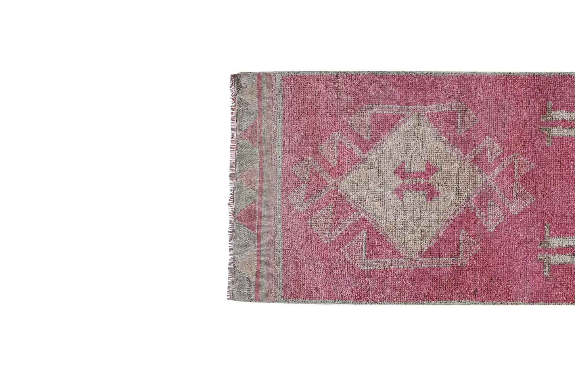 Tapis de couloir turc vintage 96x318 cm