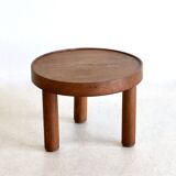 A set of three small round tables. Mado Jolain and René Legrand. France 1956
