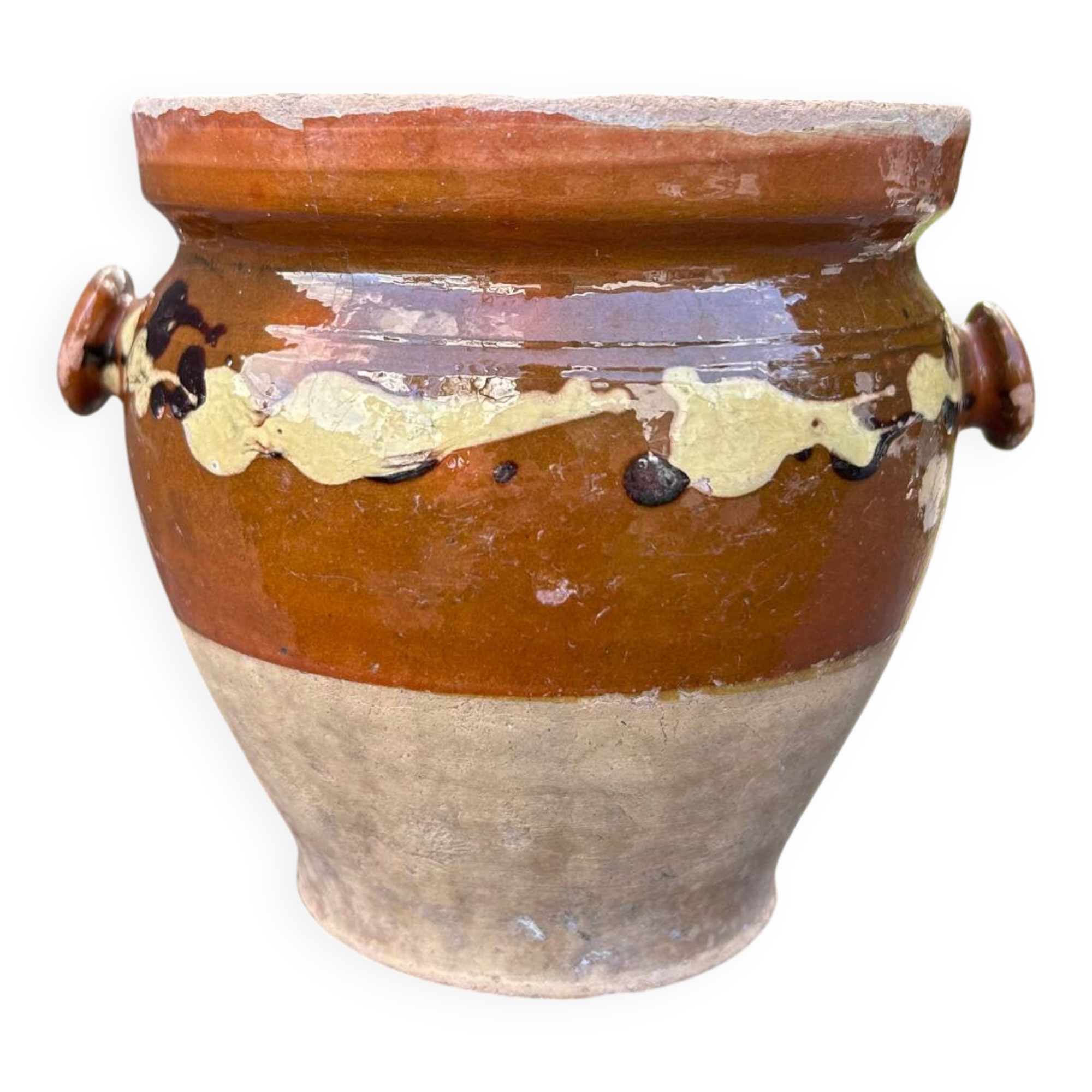 Small antique decorated jar