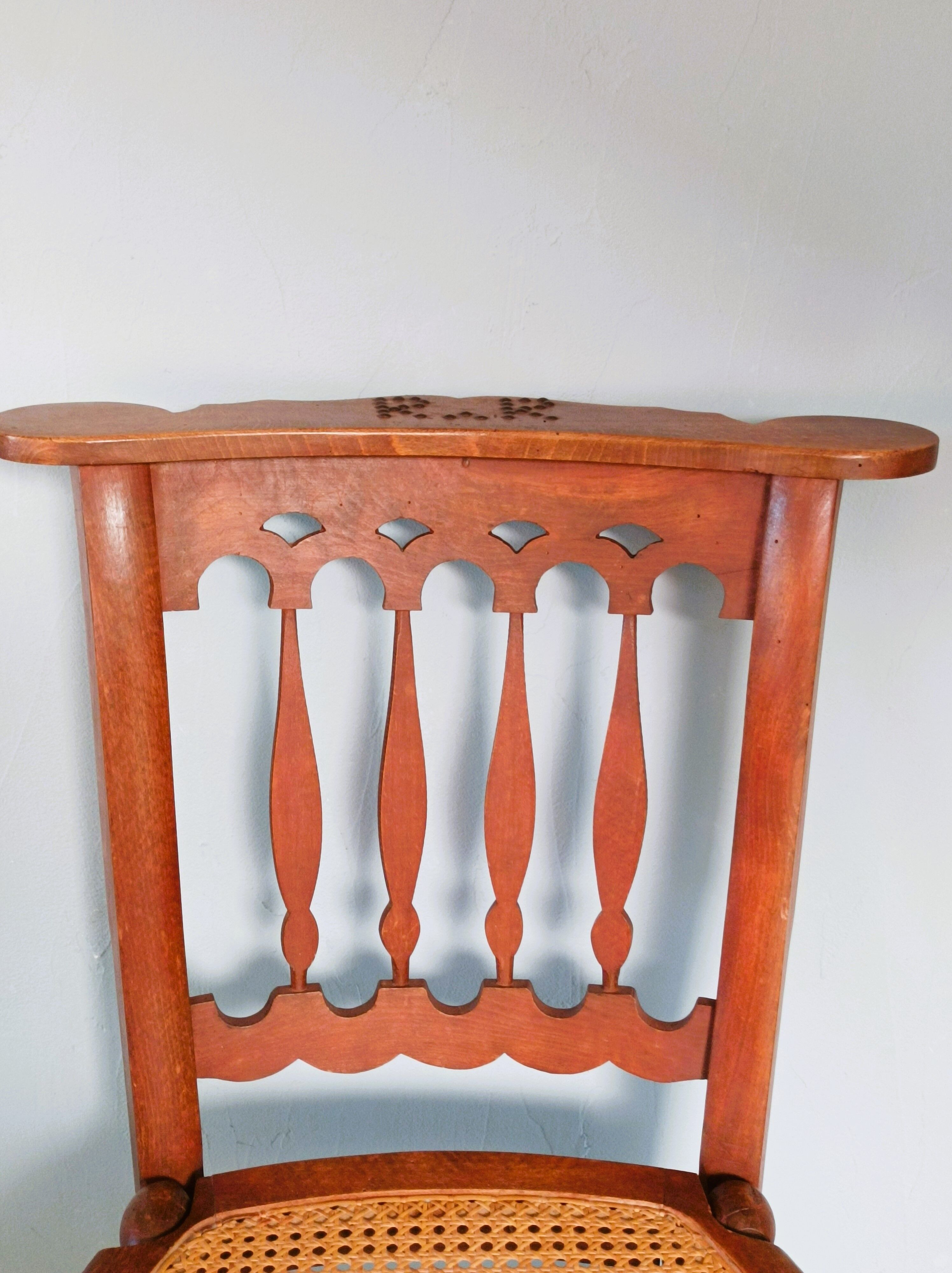 Chair prays to God ancient year